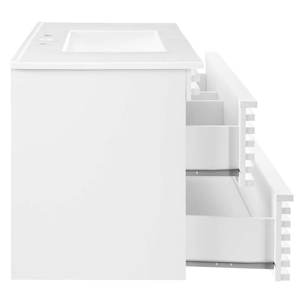 Render 36" Wall-Mount Bathroom Vanity by Modway
