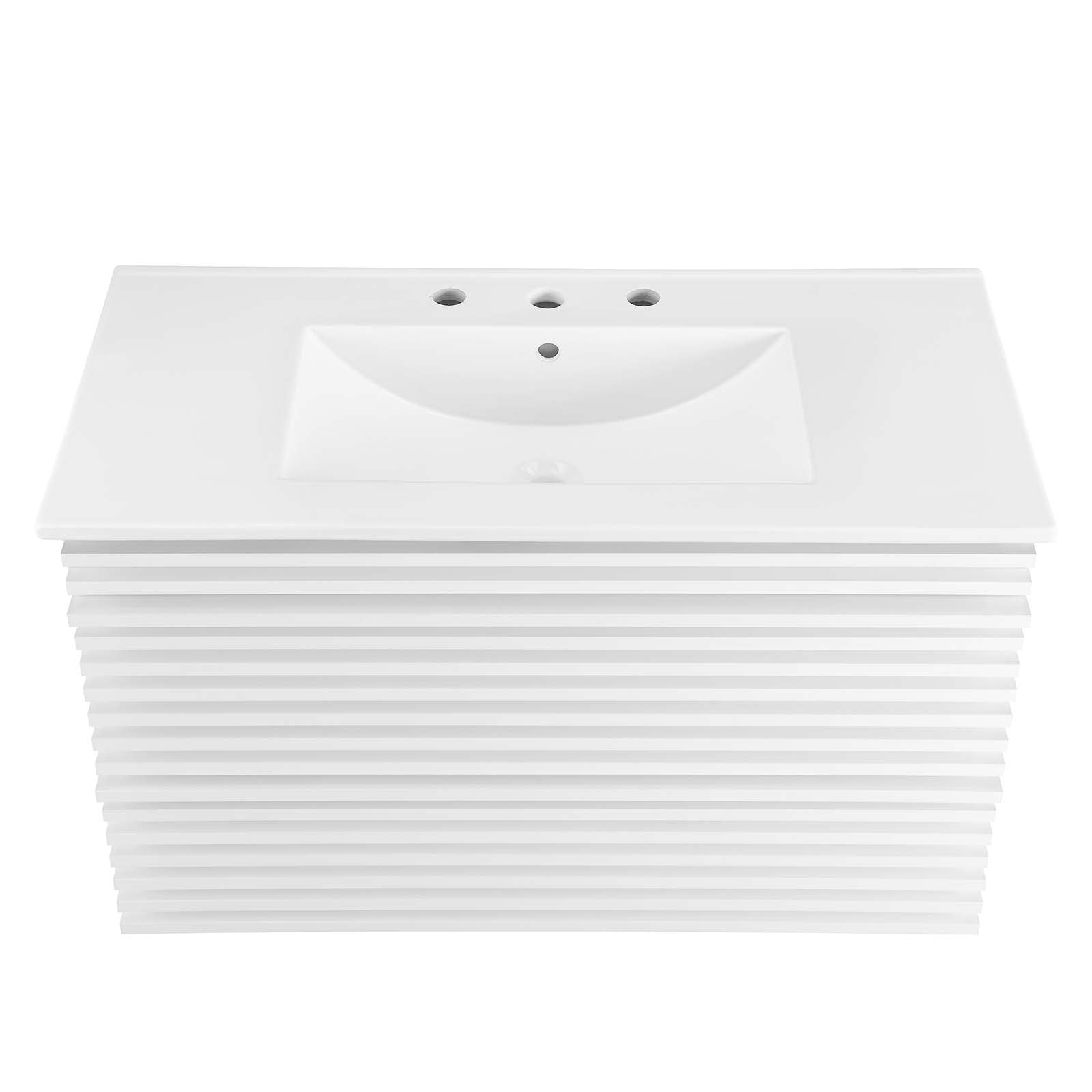 Render 36" Wall-Mount Bathroom Vanity by Modway