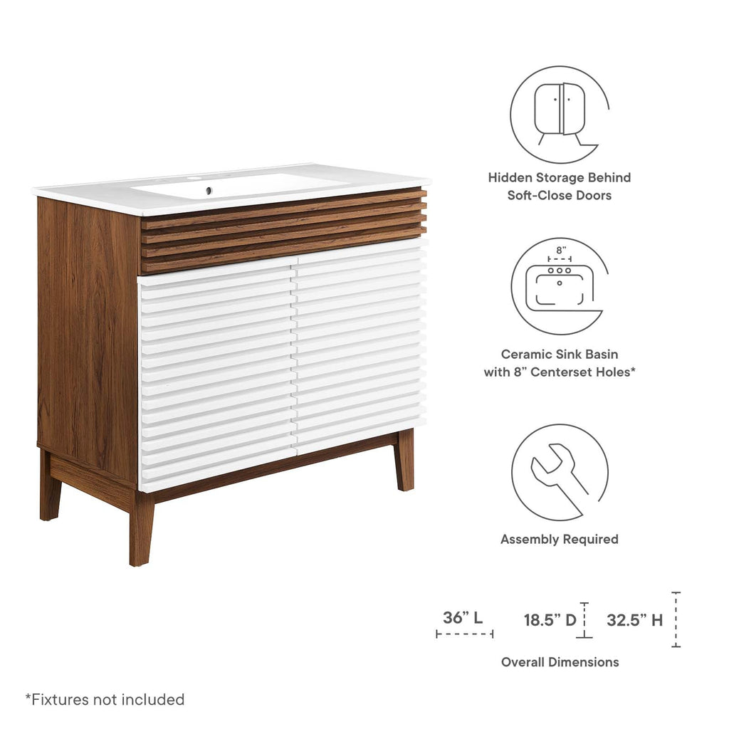 Render 36" Bathroom Vanity by Modway