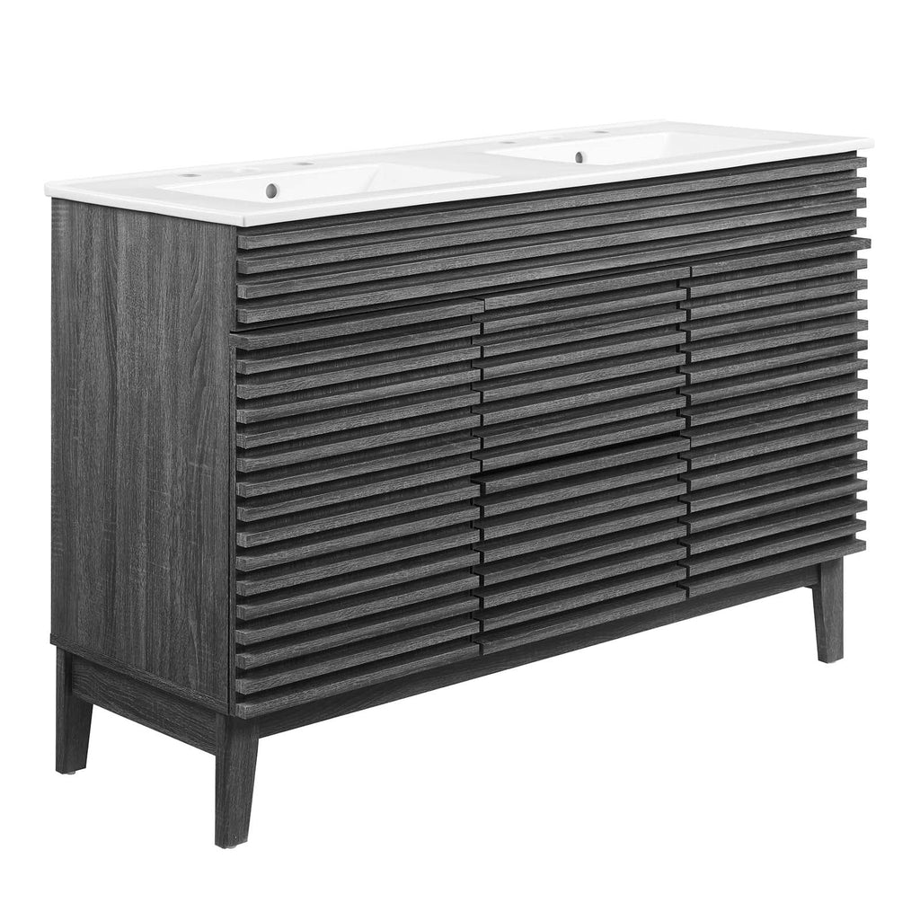 Render 48" Double Sink Bathroom Vanity by Modway