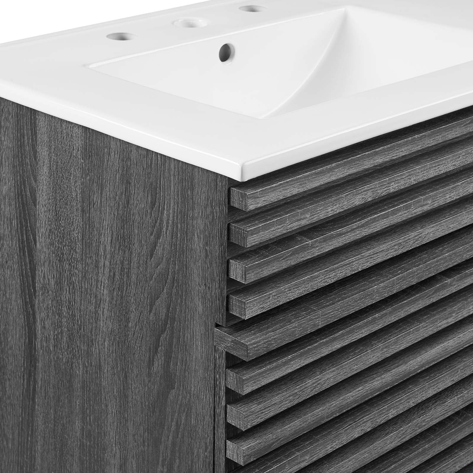 Render 48" Double Sink Bathroom Vanity by Modway