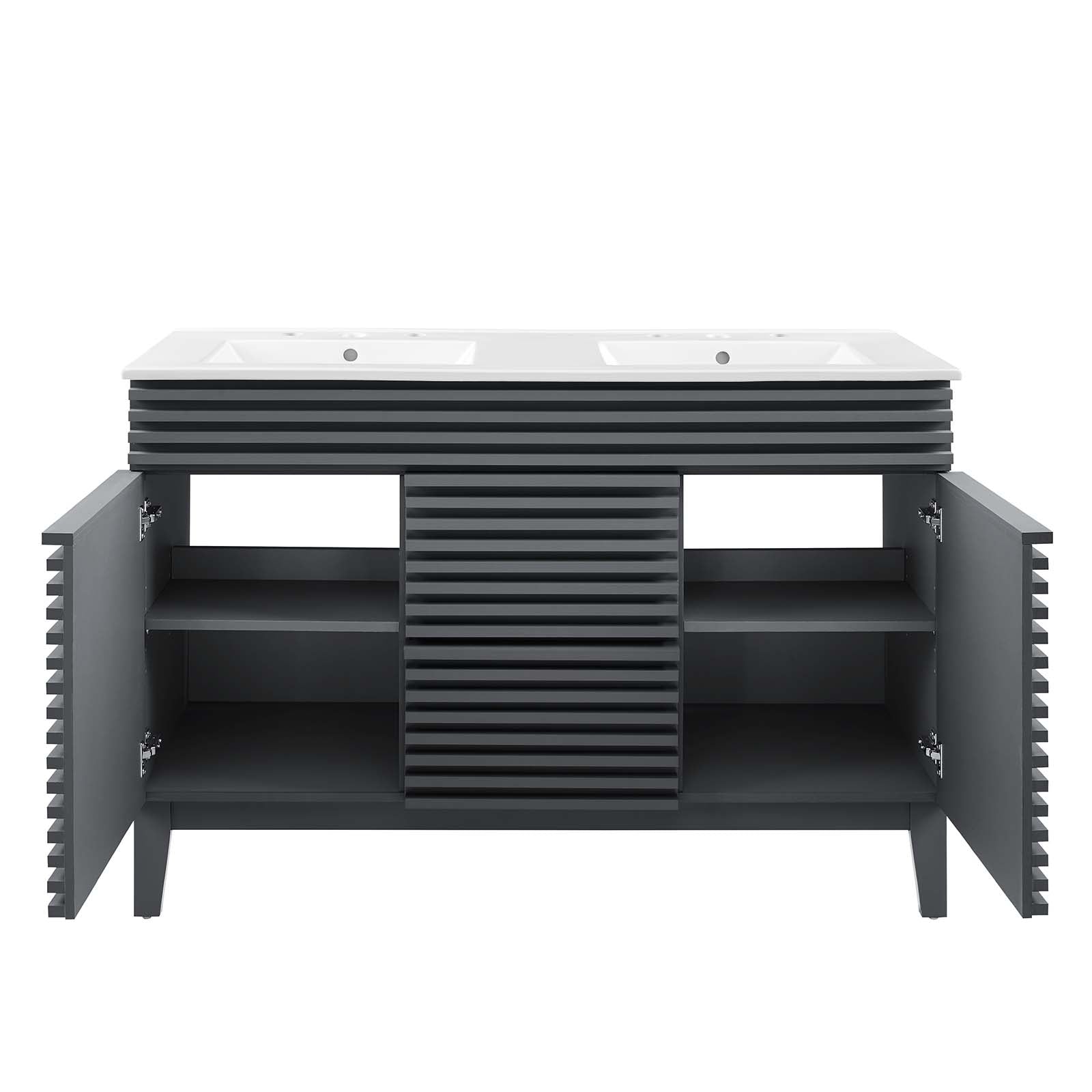 Render 48" Double Sink Bathroom Vanity by Modway