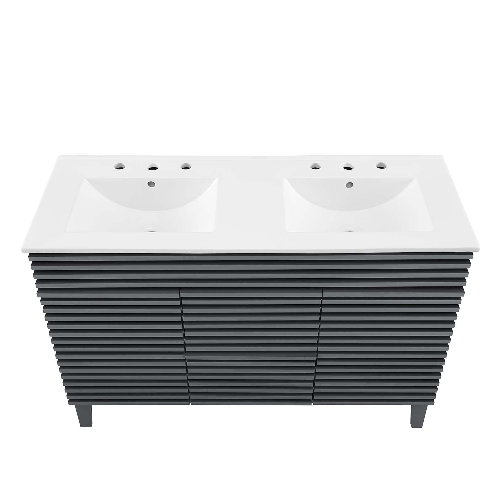 Render 48" Double Sink Bathroom Vanity by Modway