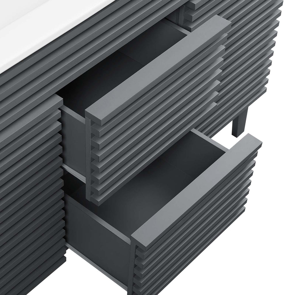 Render 48" Double Sink Bathroom Vanity by Modway