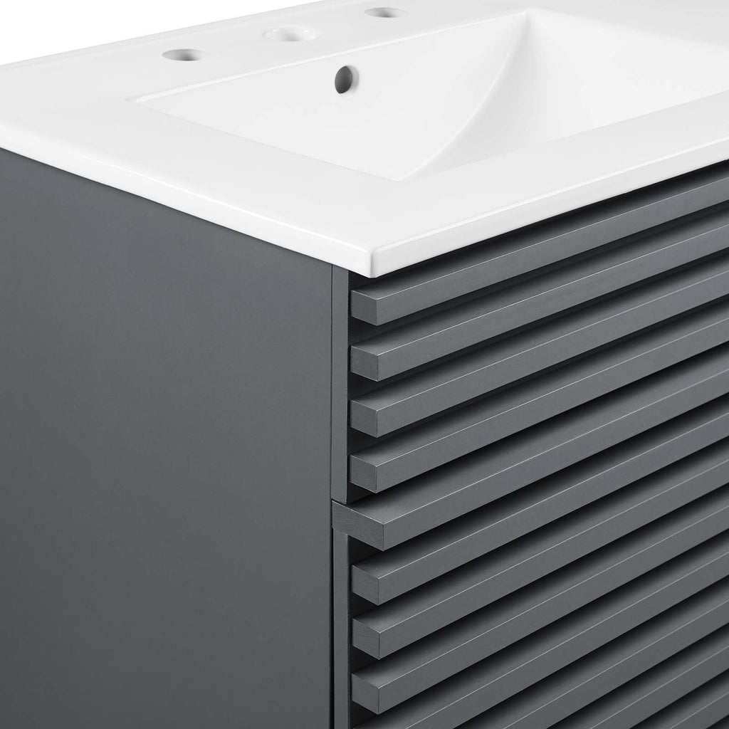 Render 48" Double Sink Bathroom Vanity by Modway