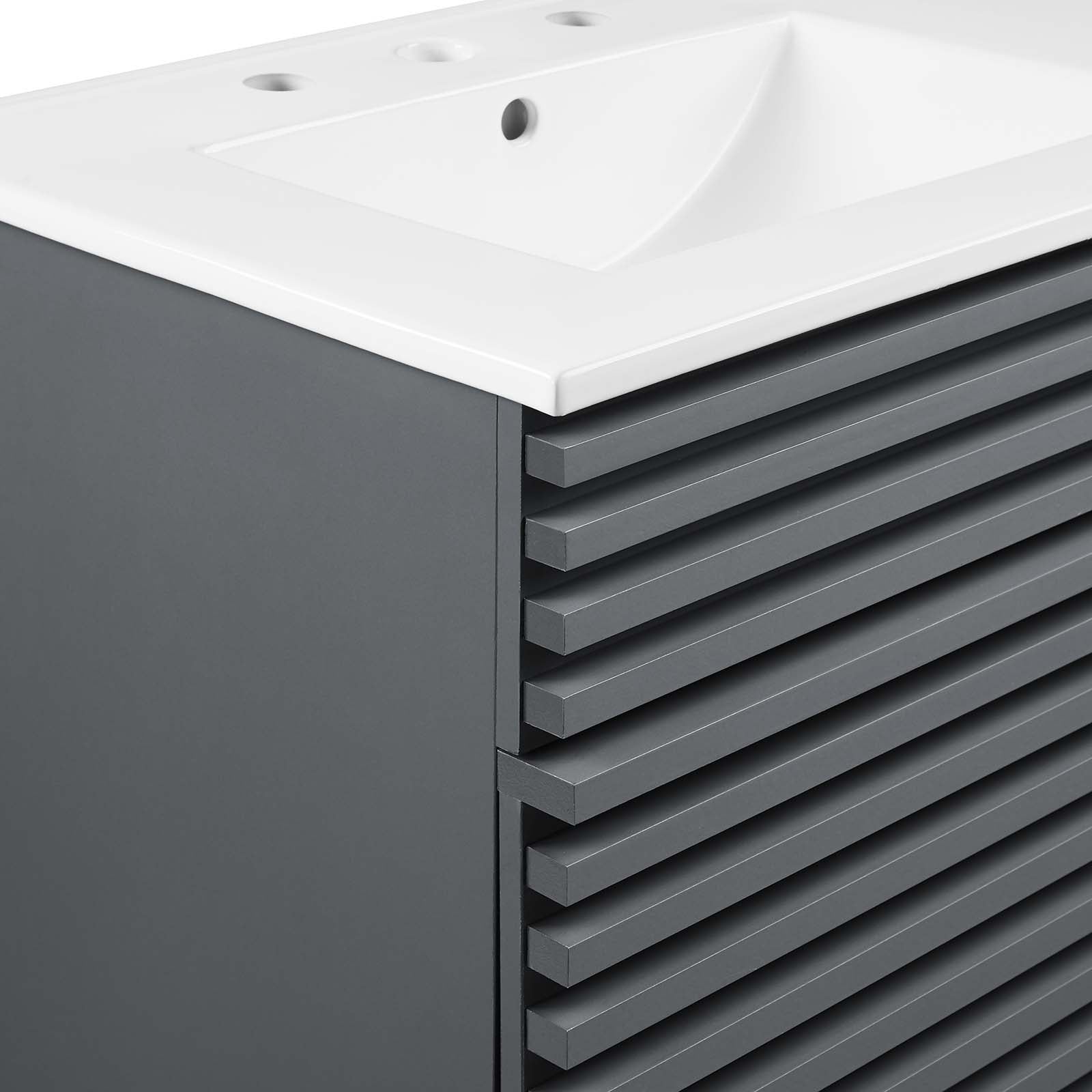 Render 48" Double Sink Bathroom Vanity by Modway
