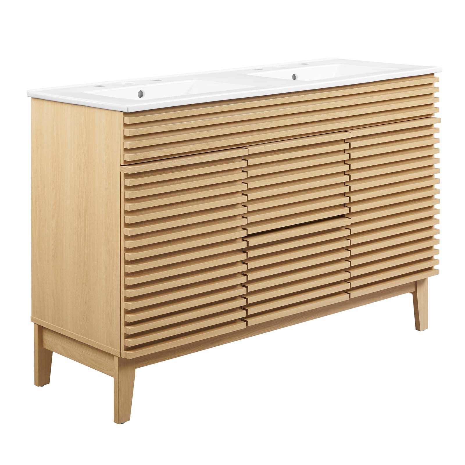 Render 48" Double Sink Bathroom Vanity by Modway