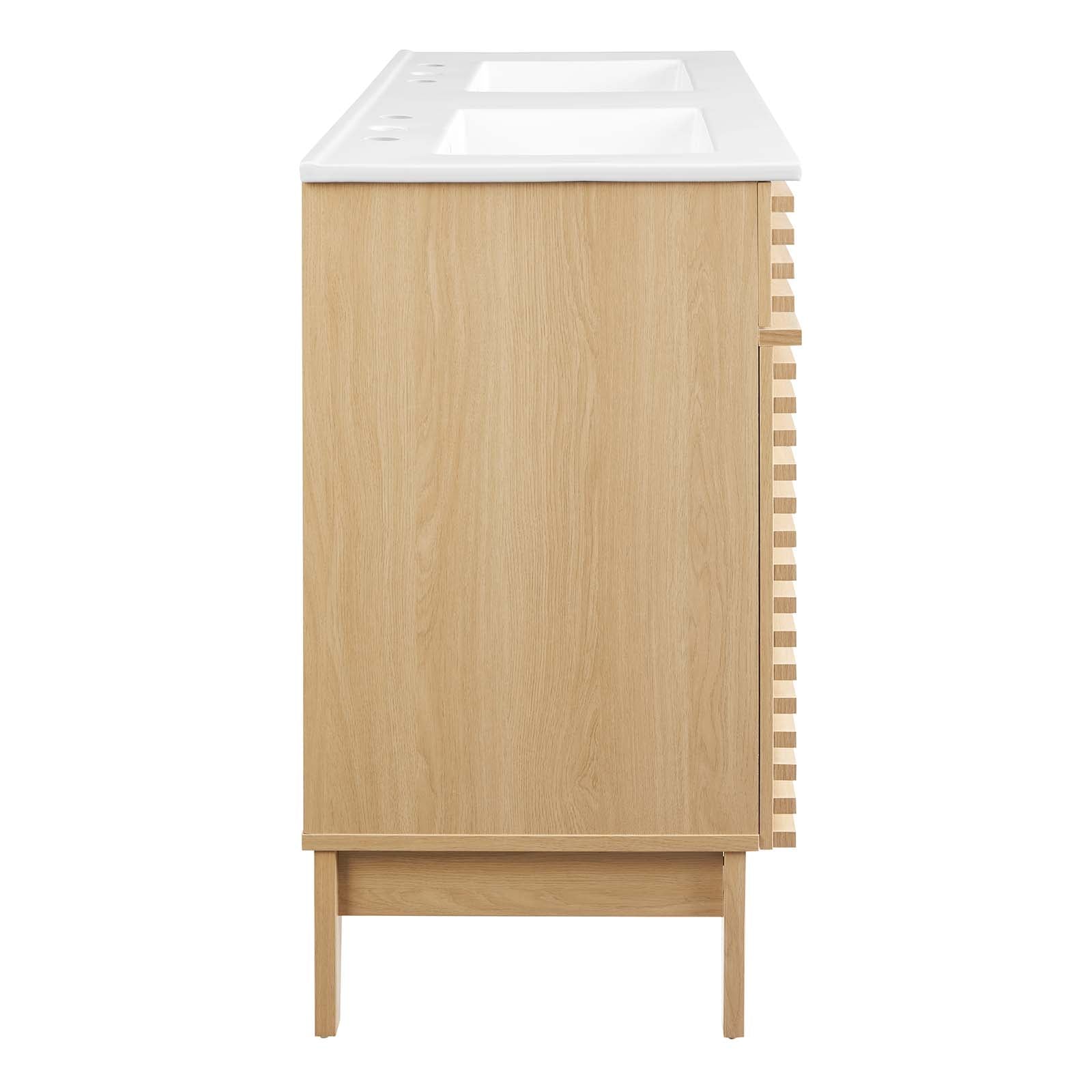 Render 48" Double Sink Bathroom Vanity by Modway