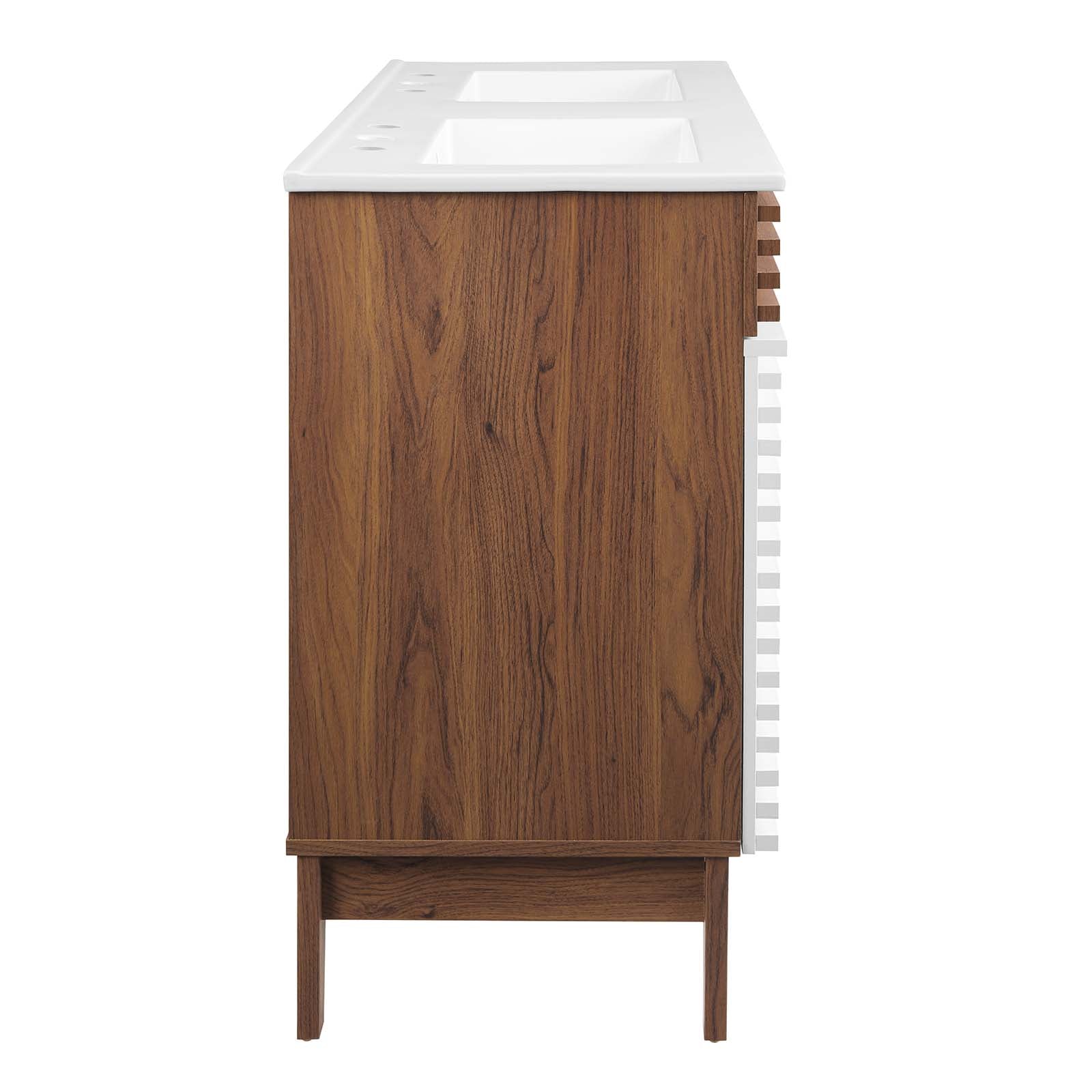 Render 48" Double Sink Bathroom Vanity by Modway