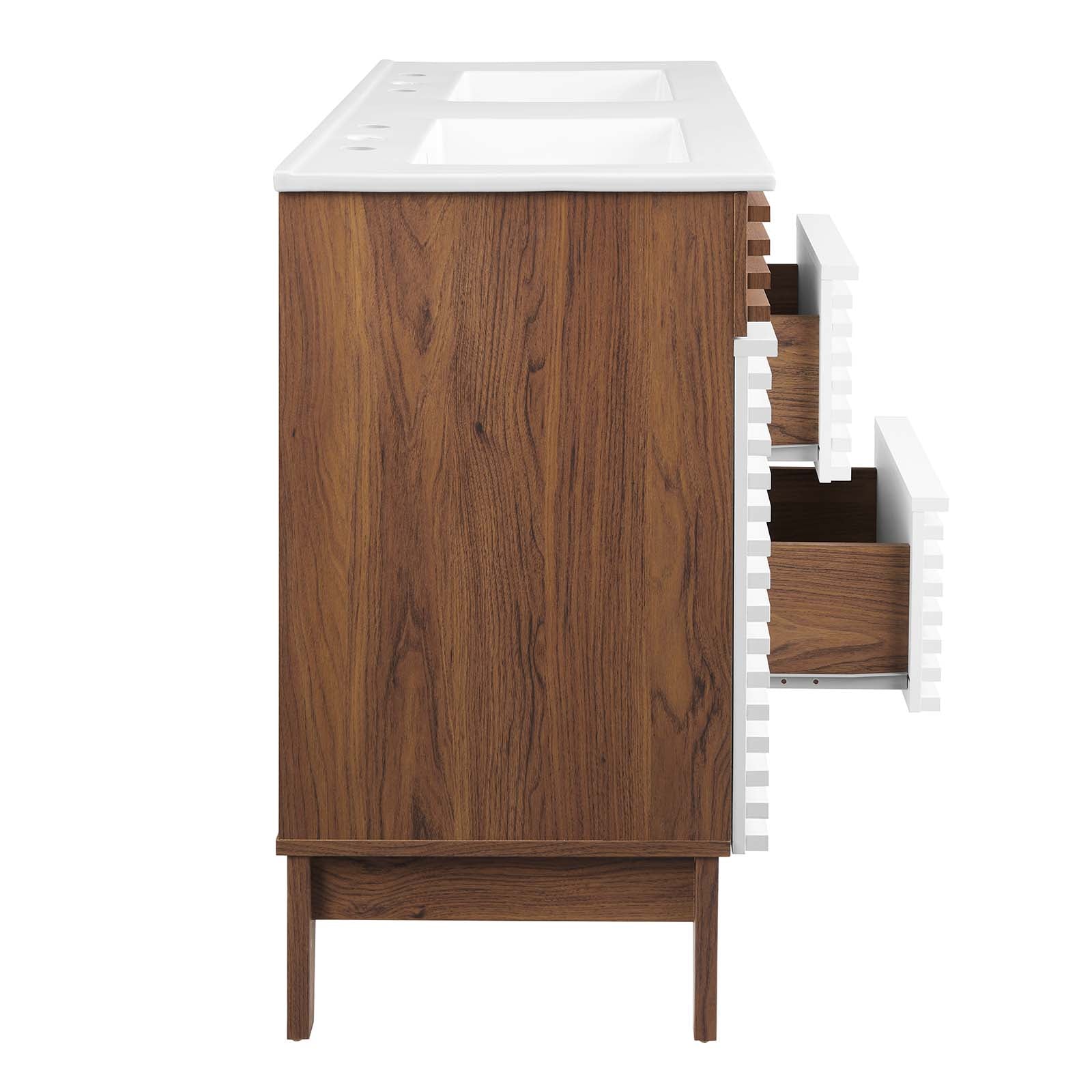 Render 48" Double Sink Bathroom Vanity by Modway