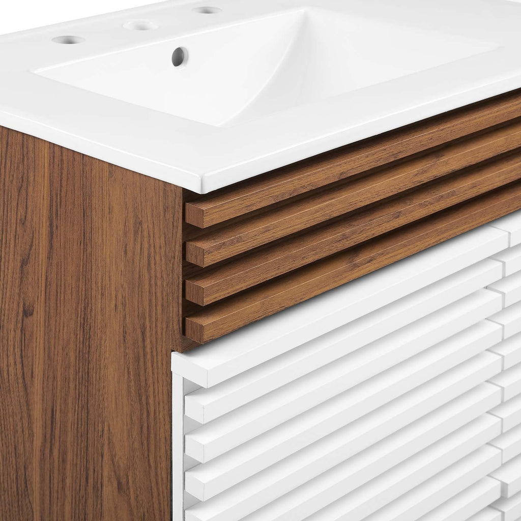 Render 48" Double Sink Bathroom Vanity by Modway
