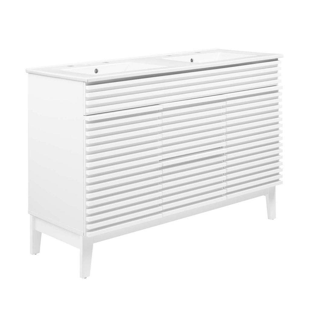 Render 48" Double Sink Bathroom Vanity by Modway