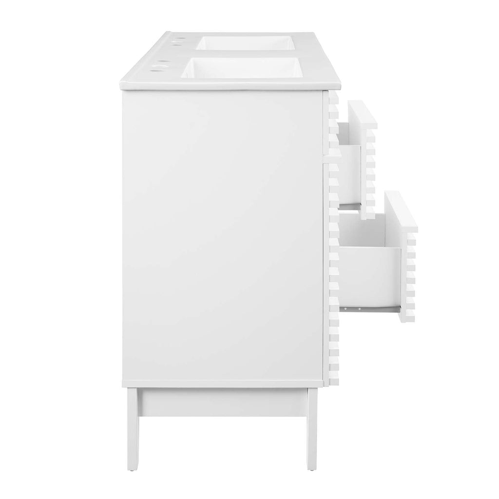 Render 48" Double Sink Bathroom Vanity by Modway