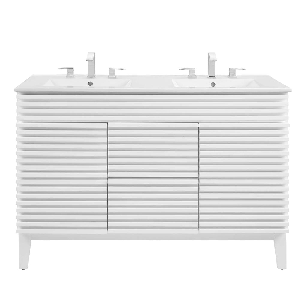 Render 48" Double Sink Bathroom Vanity by Modway