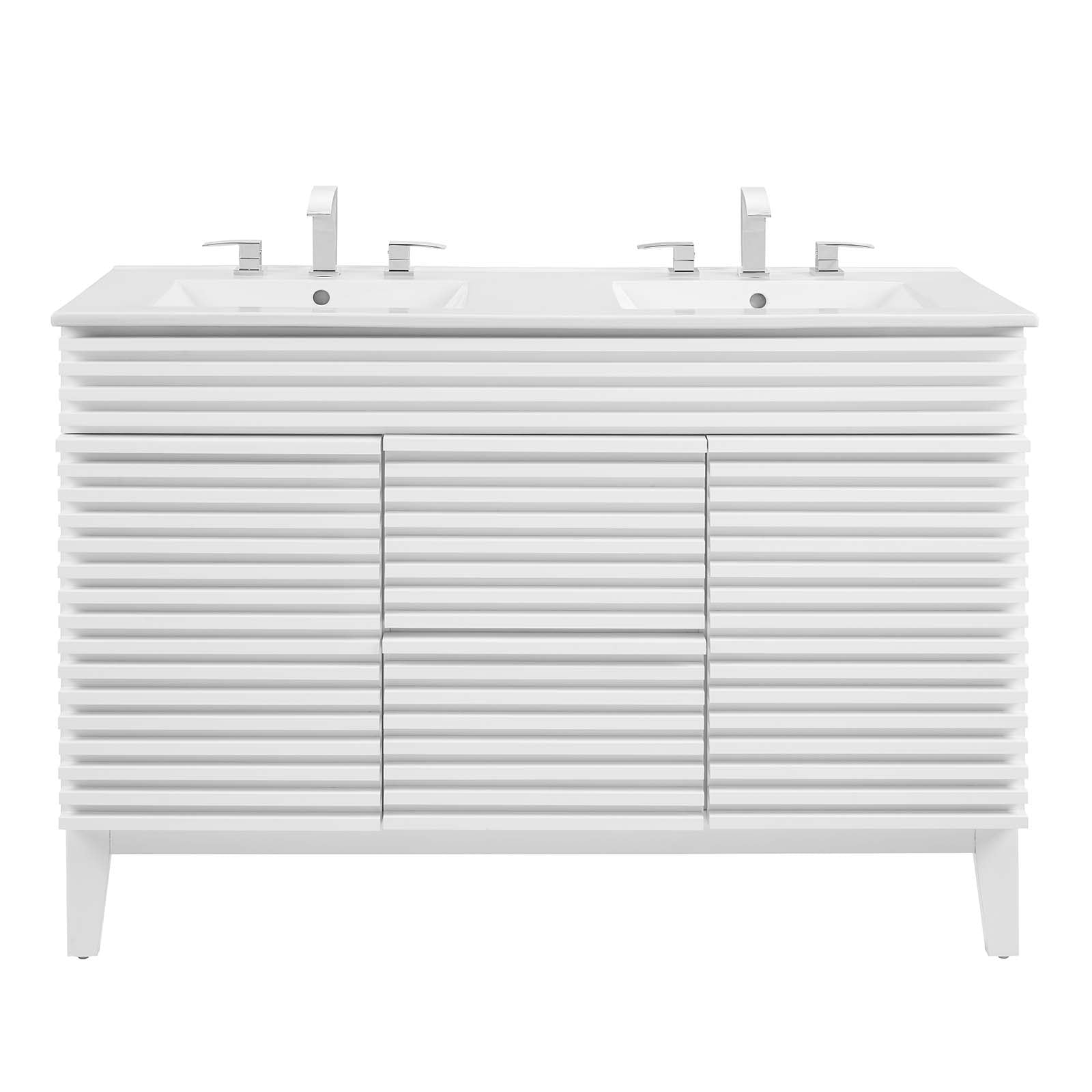 Render 48" Double Sink Bathroom Vanity by Modway