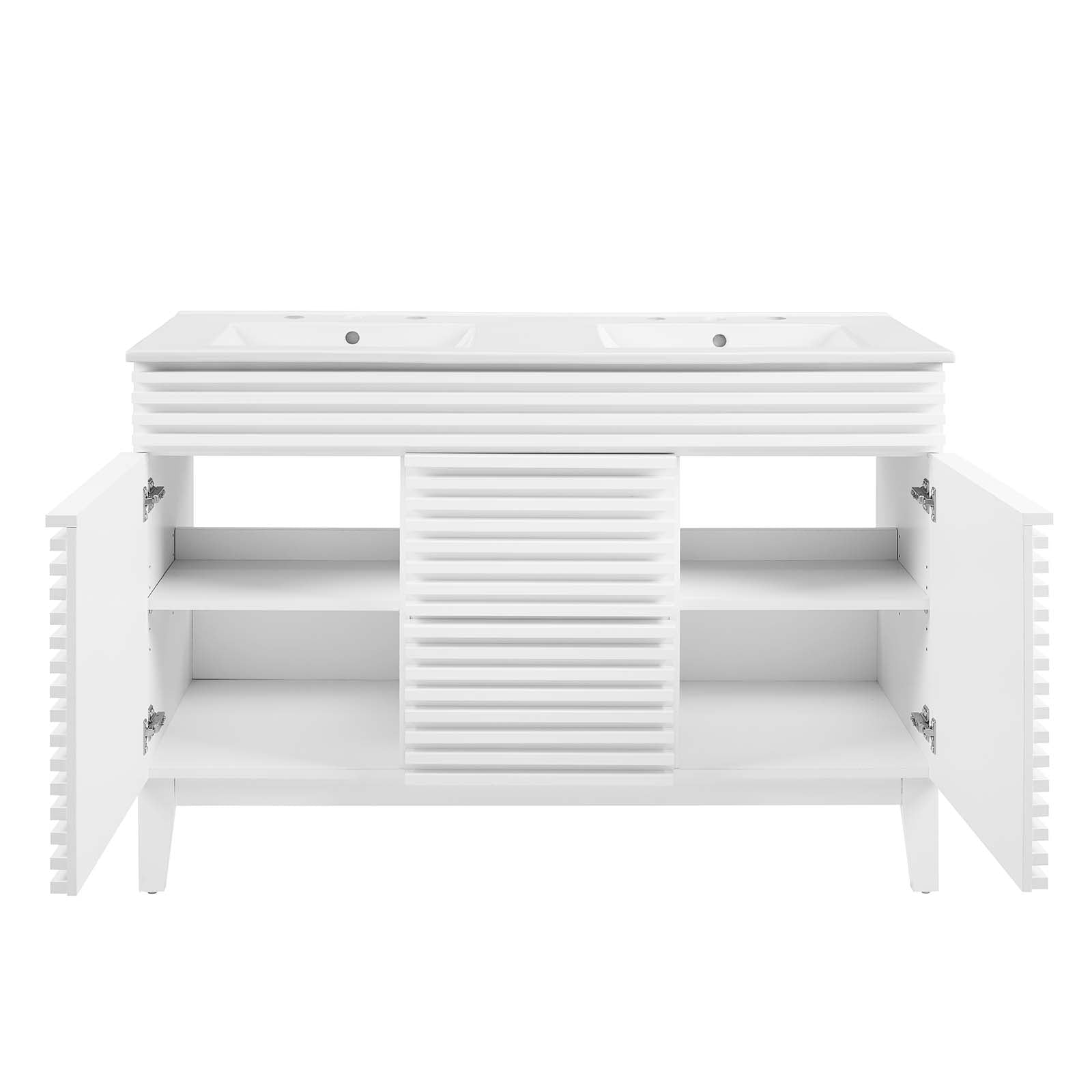 Render 48" Double Sink Bathroom Vanity by Modway