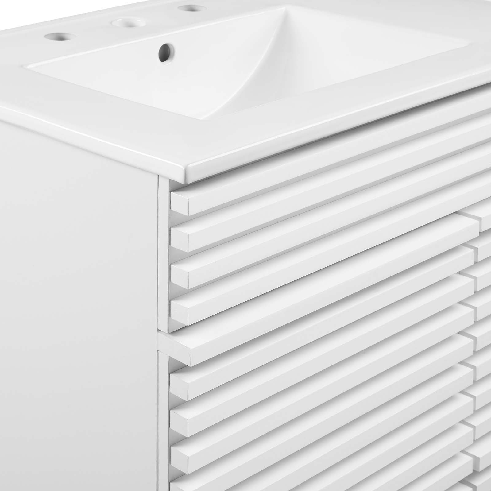 Render 48" Double Sink Bathroom Vanity by Modway