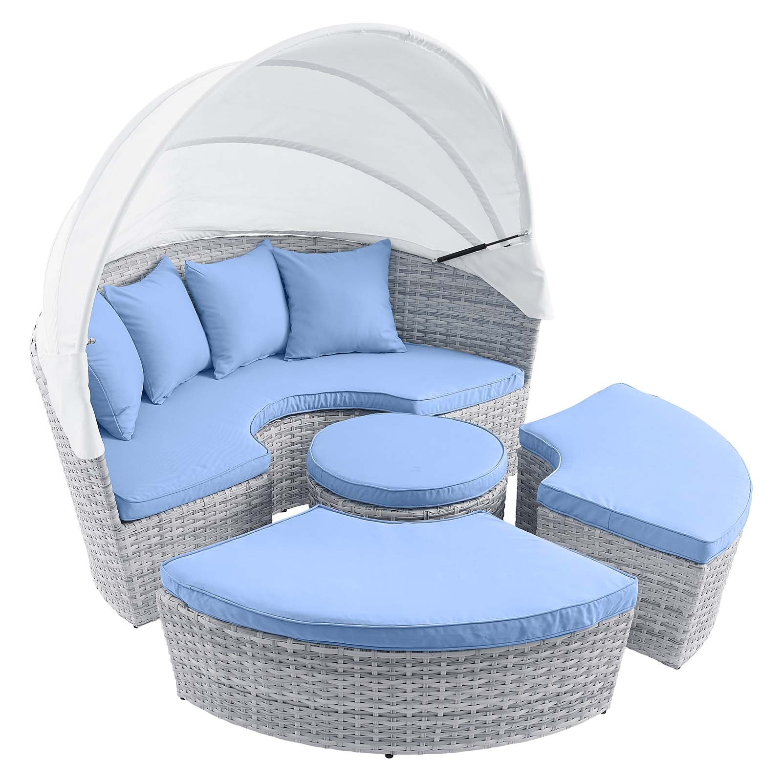 Scottsdale Canopy Outdoor Patio Daybed by Modway