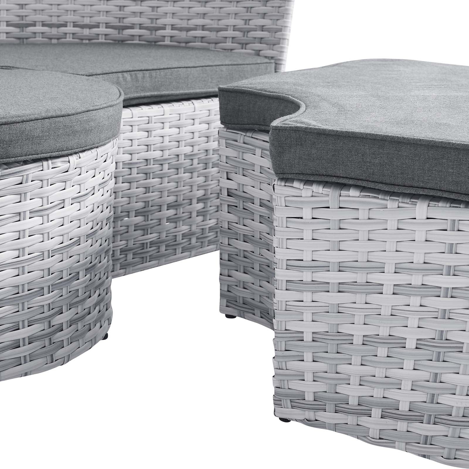 Scottsdale Canopy Sunbrella¨ Outdoor Patio Daybed by Modway