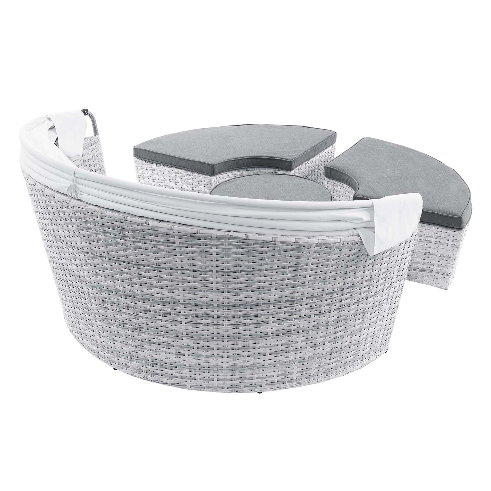 Scottsdale Canopy Sunbrella¨ Outdoor Patio Daybed by Modway