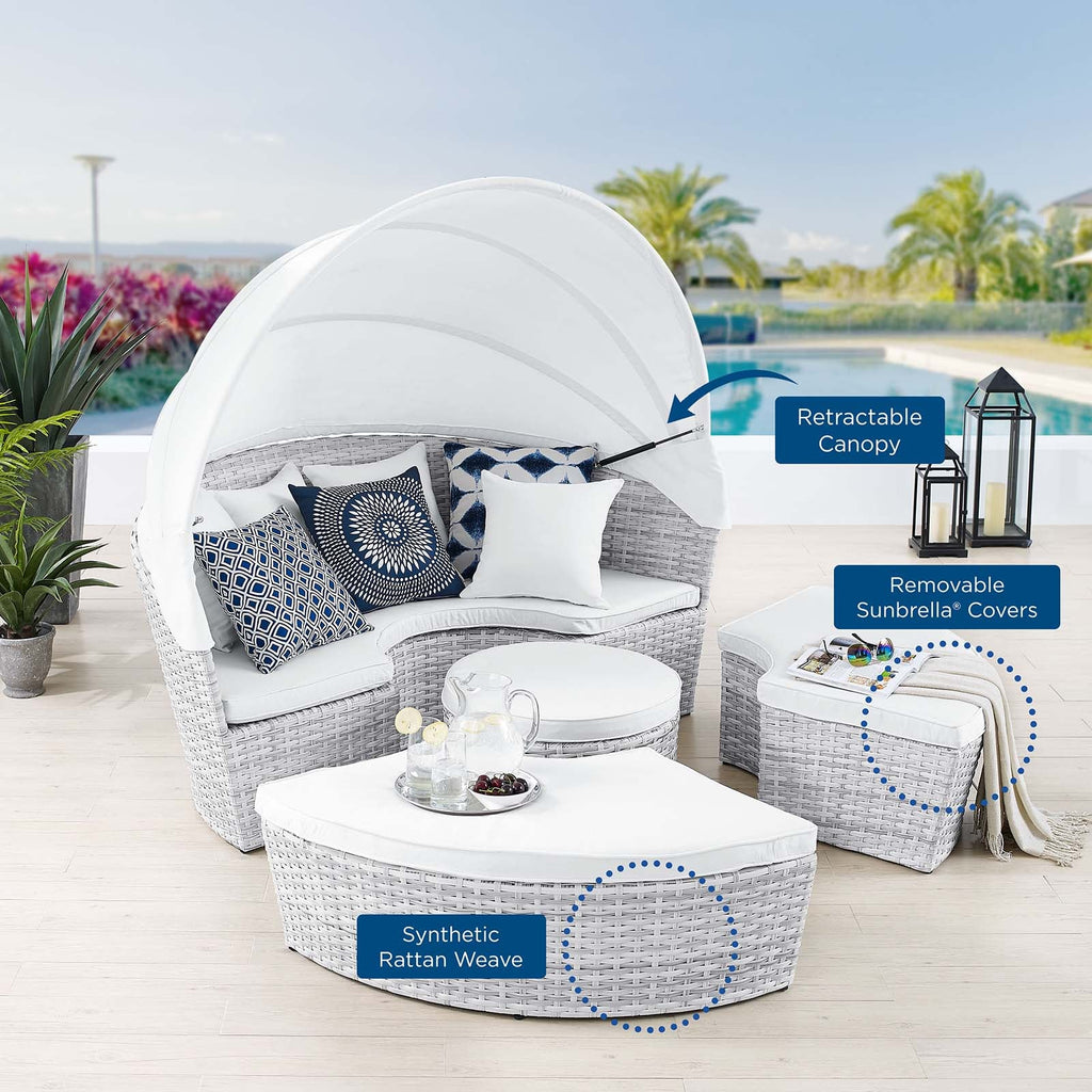 Scottsdale Canopy Sunbrella¨ Outdoor Patio Daybed by Modway