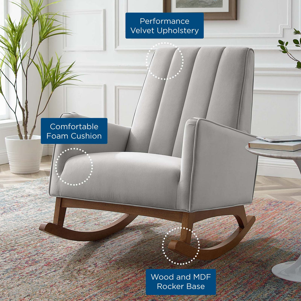 Sway Performance Velvet Rocking Chair by Modway