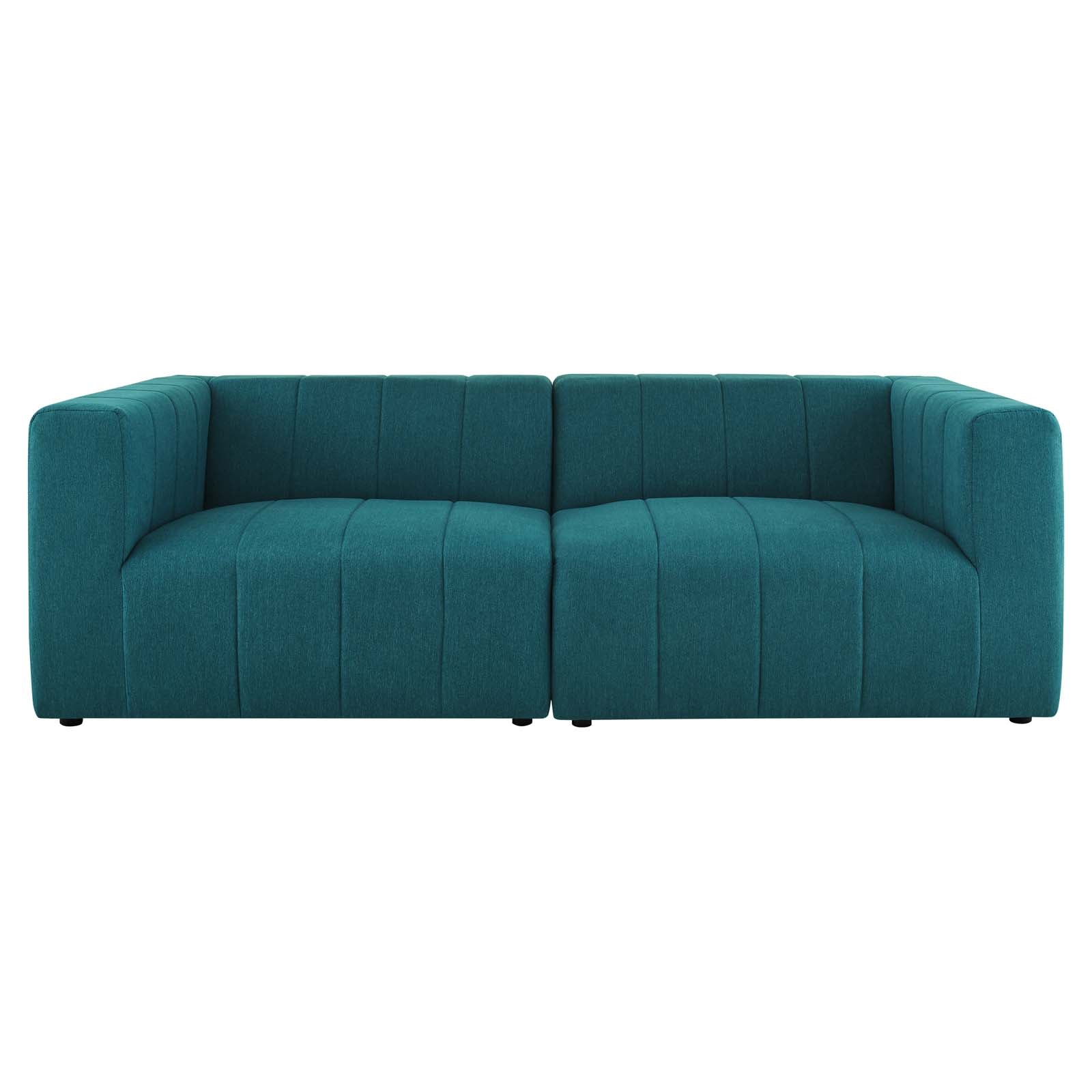 Bartlett 2-Piece Upholstered Fabric Loveseat by Modway