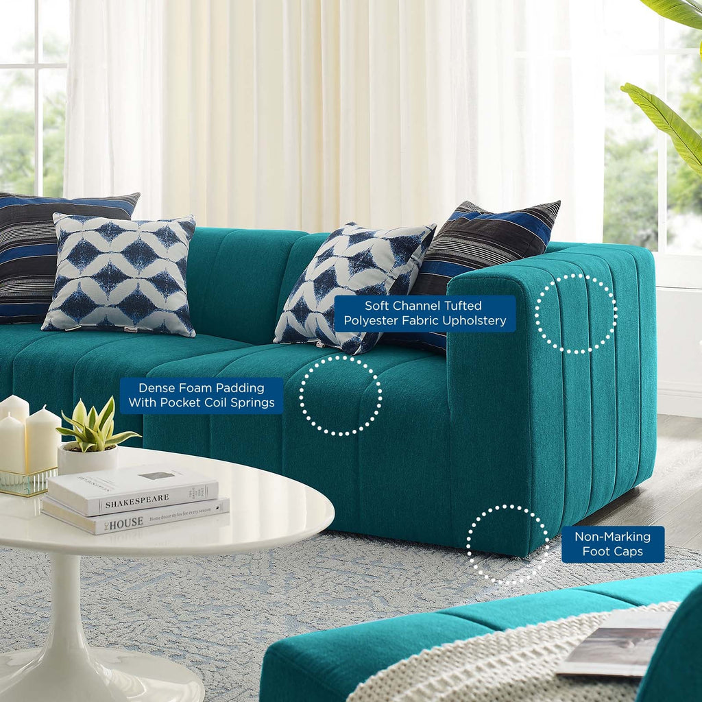 Bartlett 2-Piece Upholstered Fabric Loveseat by Modway