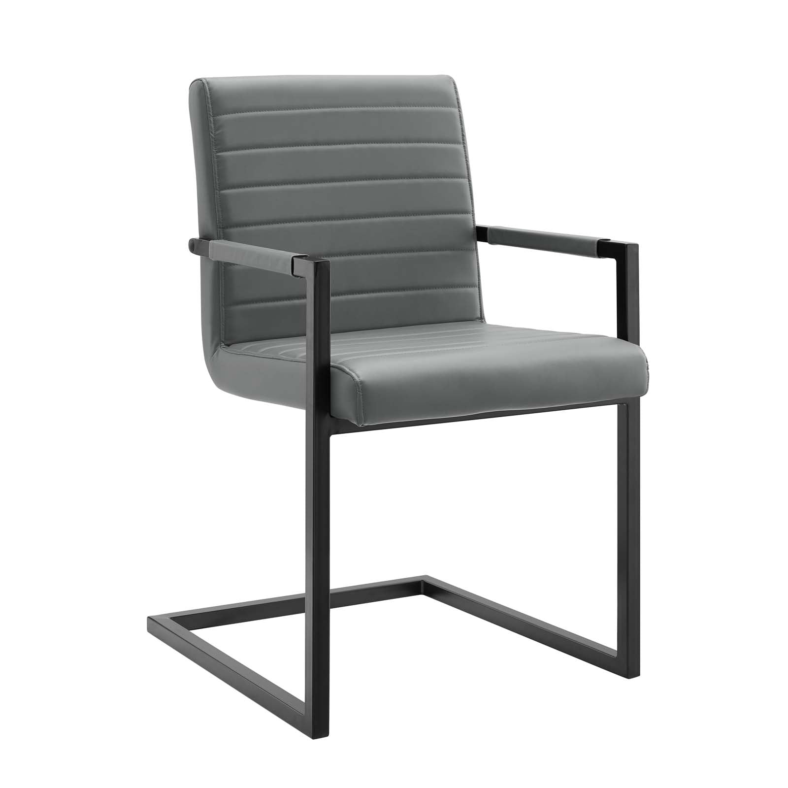 Savoy Vegan Leather Dining Chairs Set of 2 by Modway