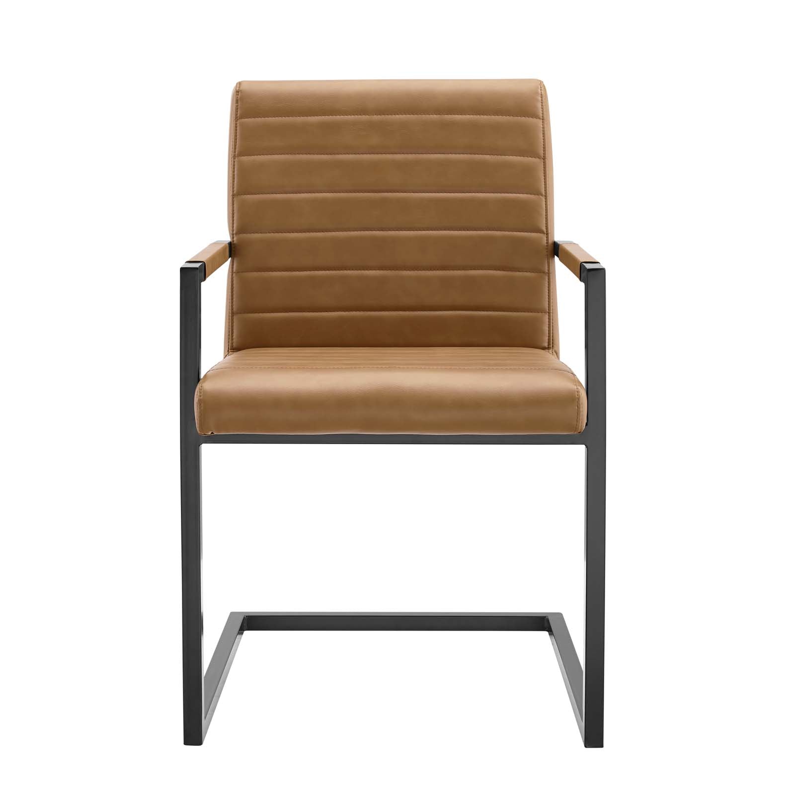Savoy Vegan Leather Dining Chairs Set of 2 by Modway