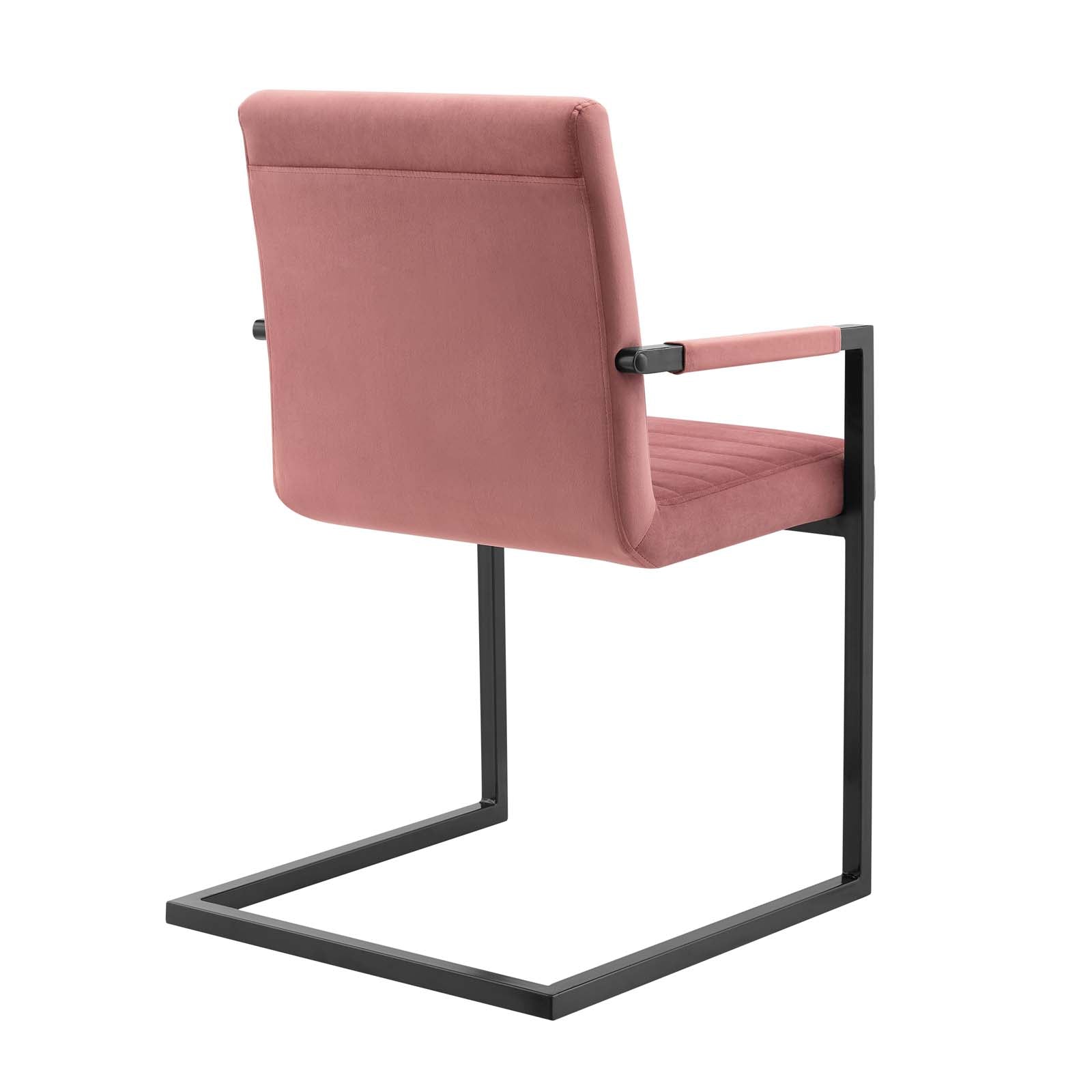 Savoy Performance Velvet Dining Chairs Set of 2 by Modway