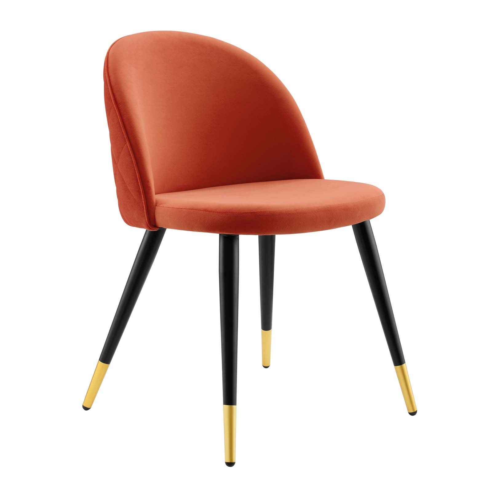 Cordial Performance Velvet Dining Chairs Set of 2 by Modway