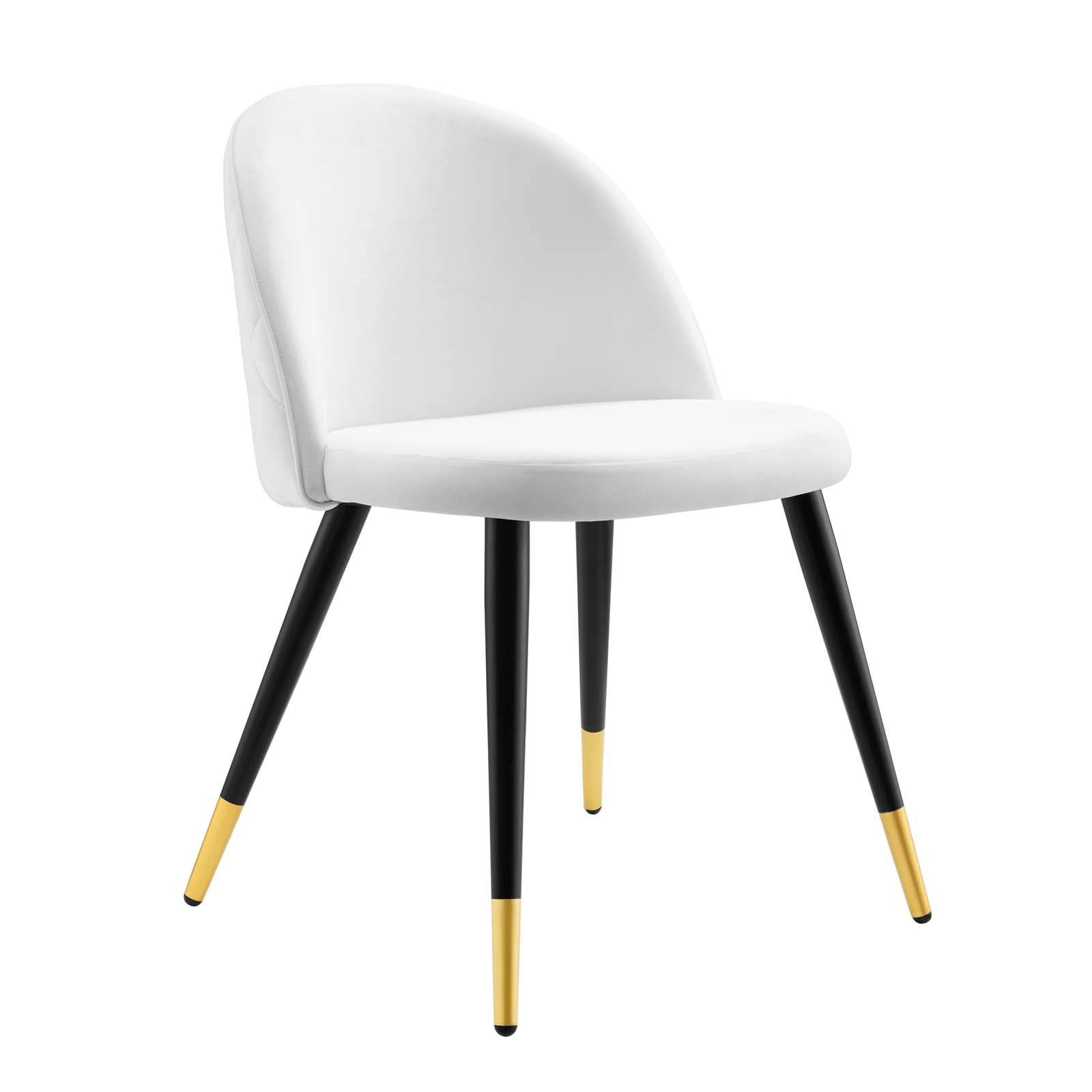 Cordial Performance Velvet Dining Chairs Set of 2 by Modway