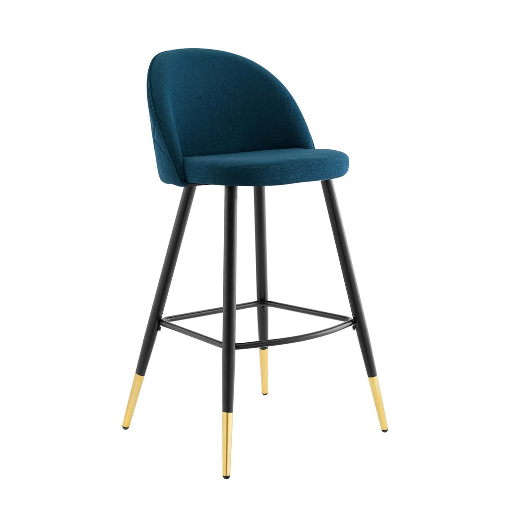 Cordial Fabric Bar Stools Set of 2 by Modway
