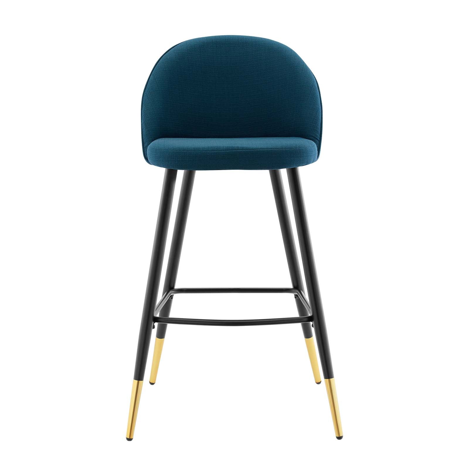 Cordial Fabric Bar Stools Set of 2 by Modway