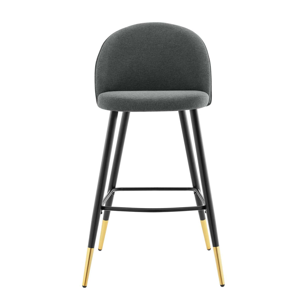 Cordial Fabric Bar Stools Set of 2 by Modway