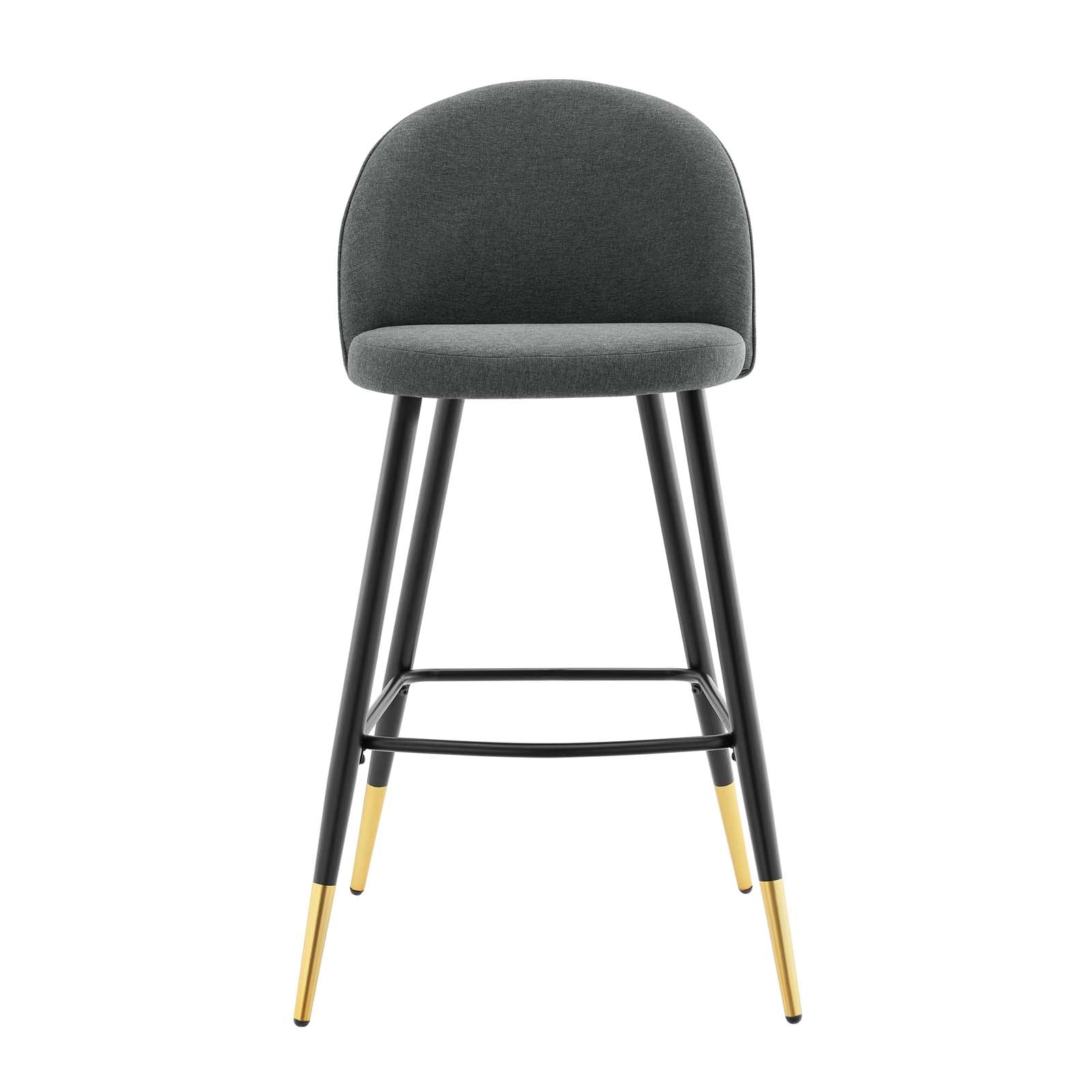 Cordial Fabric Bar Stools Set of 2 by Modway
