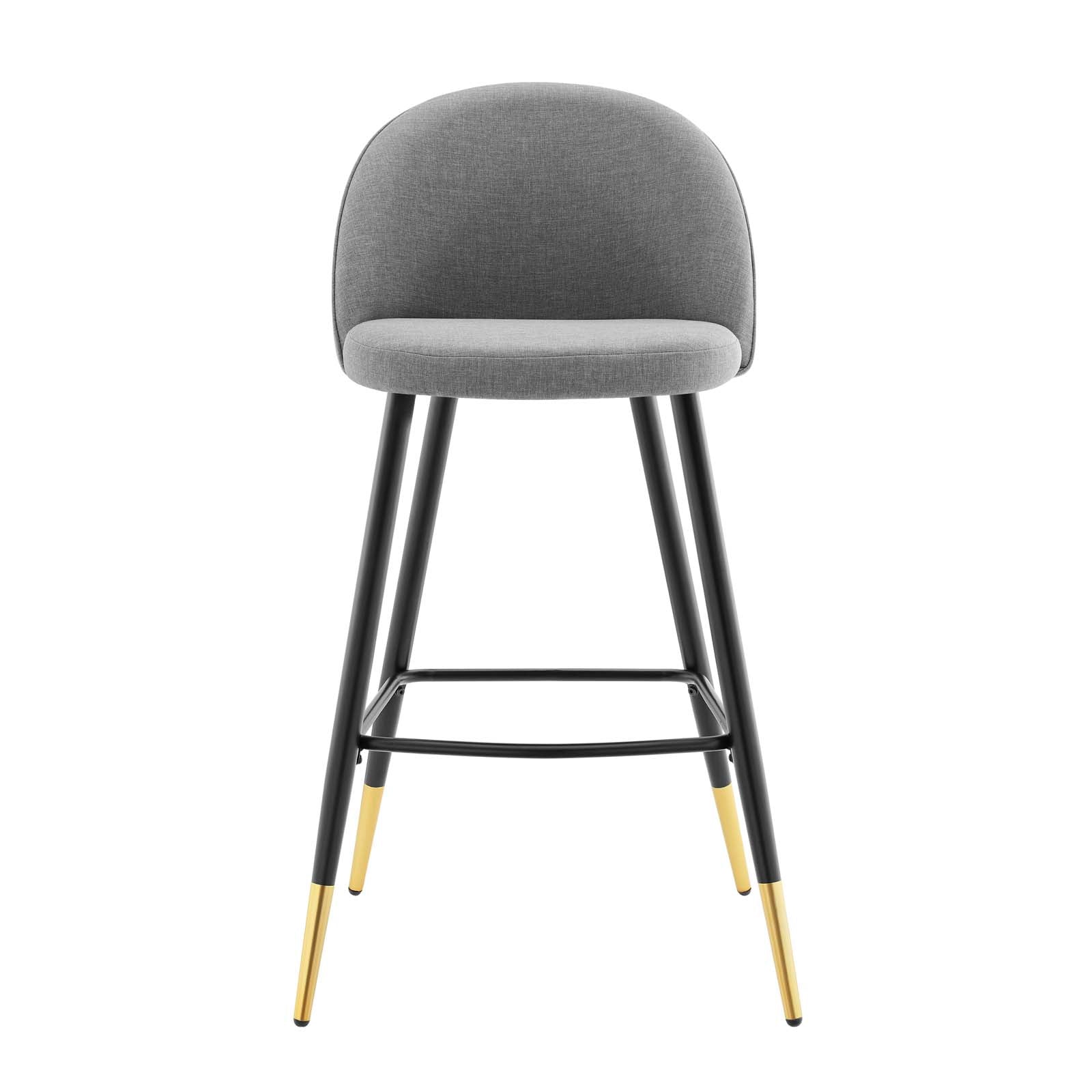 Cordial Fabric Bar Stools Set of 2 by Modway