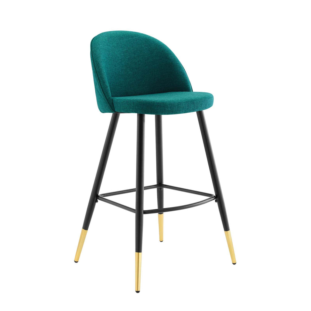 Cordial Fabric Bar Stools Set of 2 by Modway
