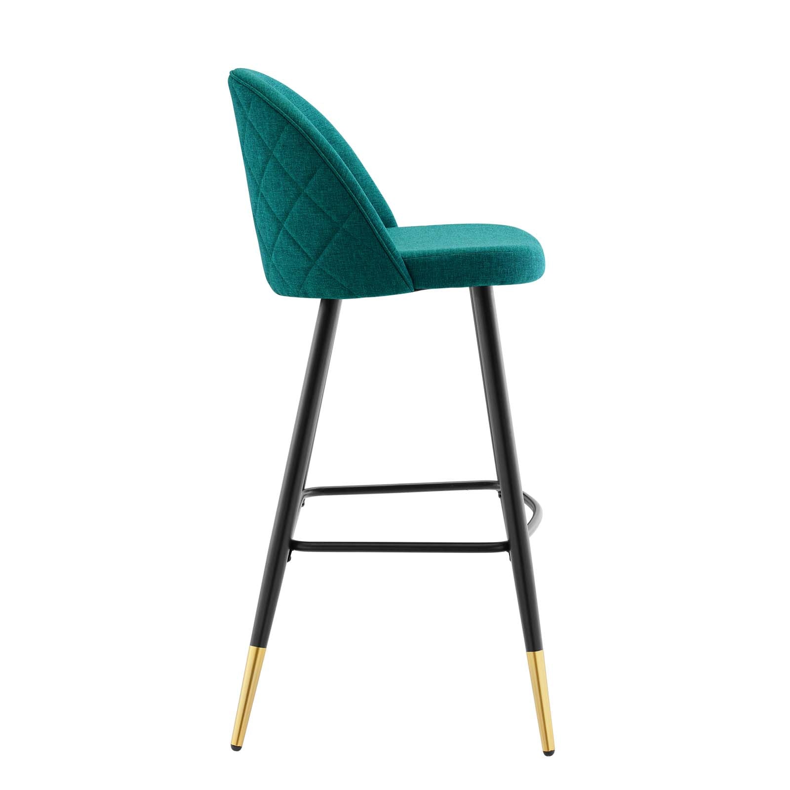 Cordial Fabric Bar Stools Set of 2 by Modway