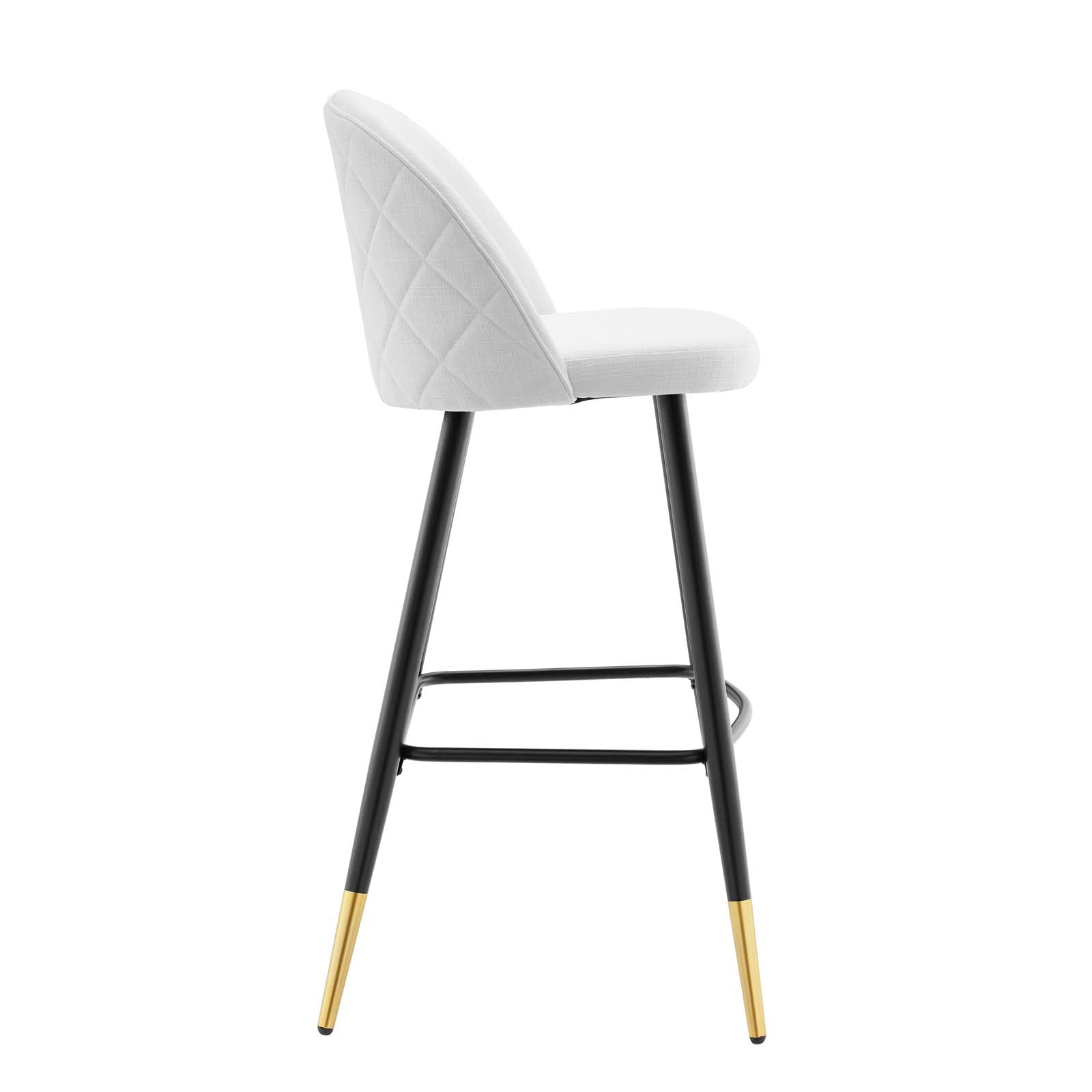 Cordial Fabric Bar Stools Set of 2 by Modway