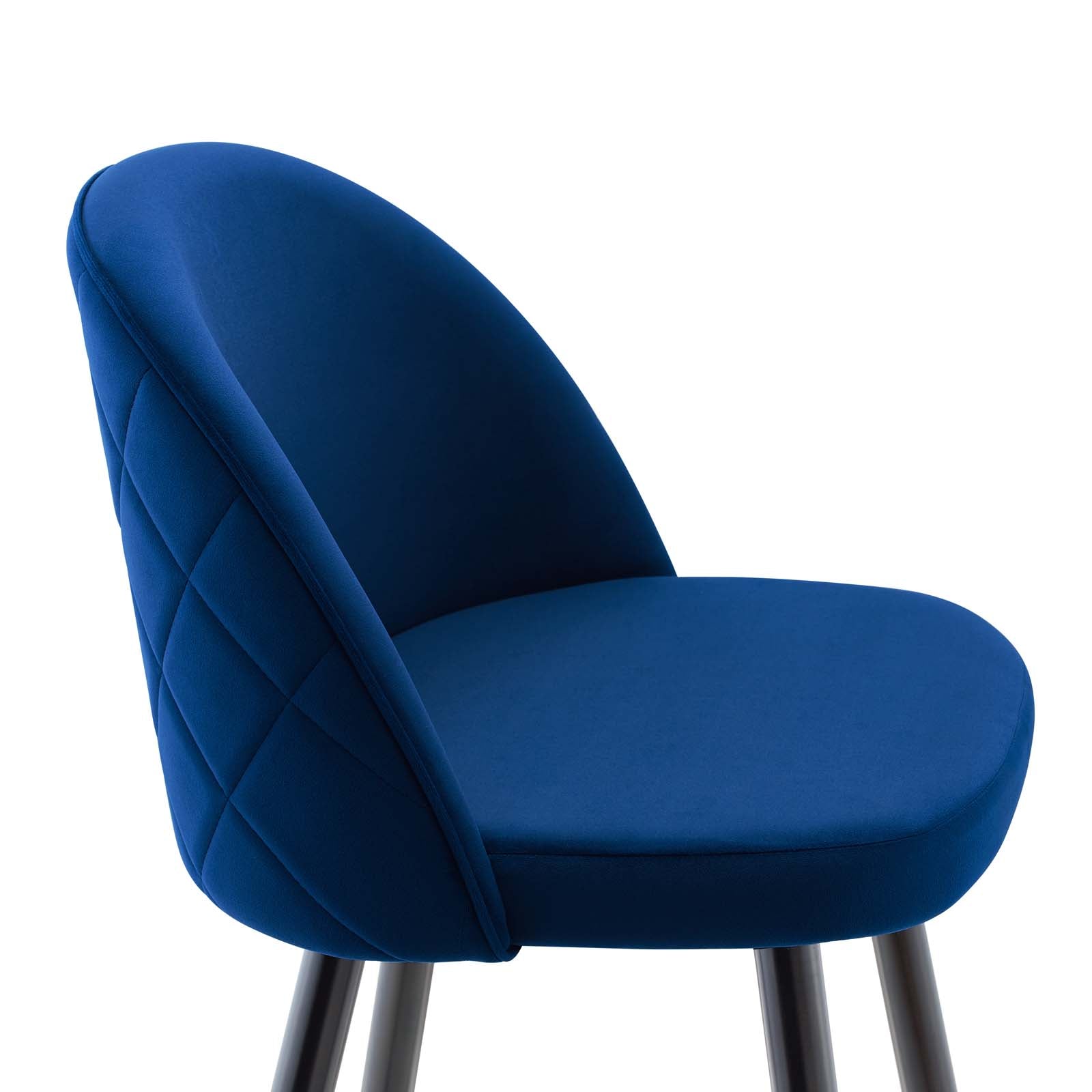 Cordial Performance Velvet Bar Stools Set of 2 by Modway
