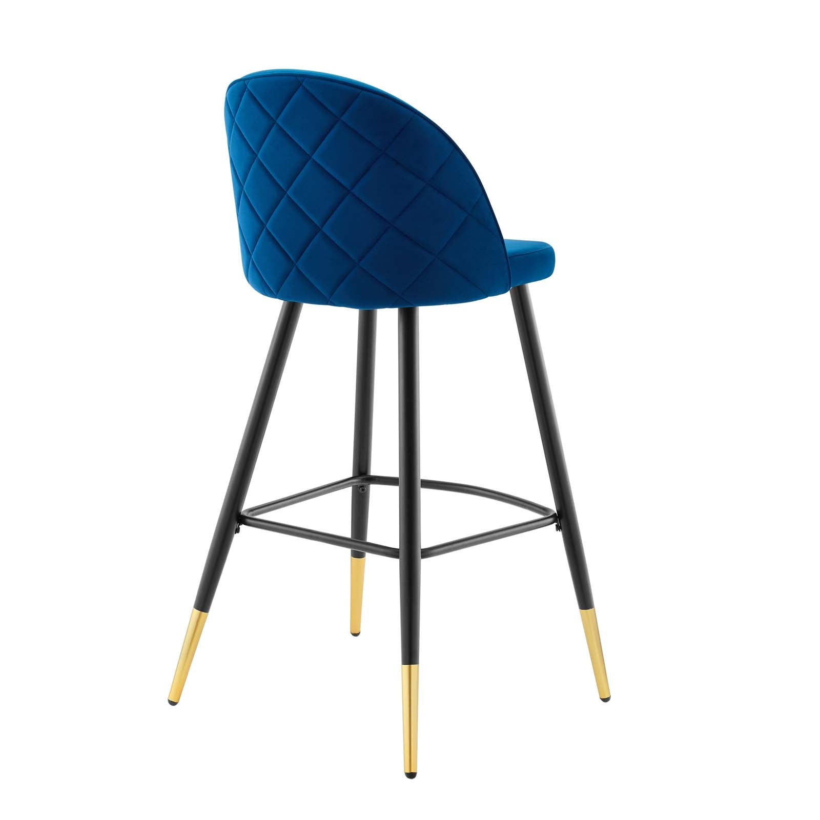 Cordial Performance Velvet Bar Stools Set of 2 by Modway