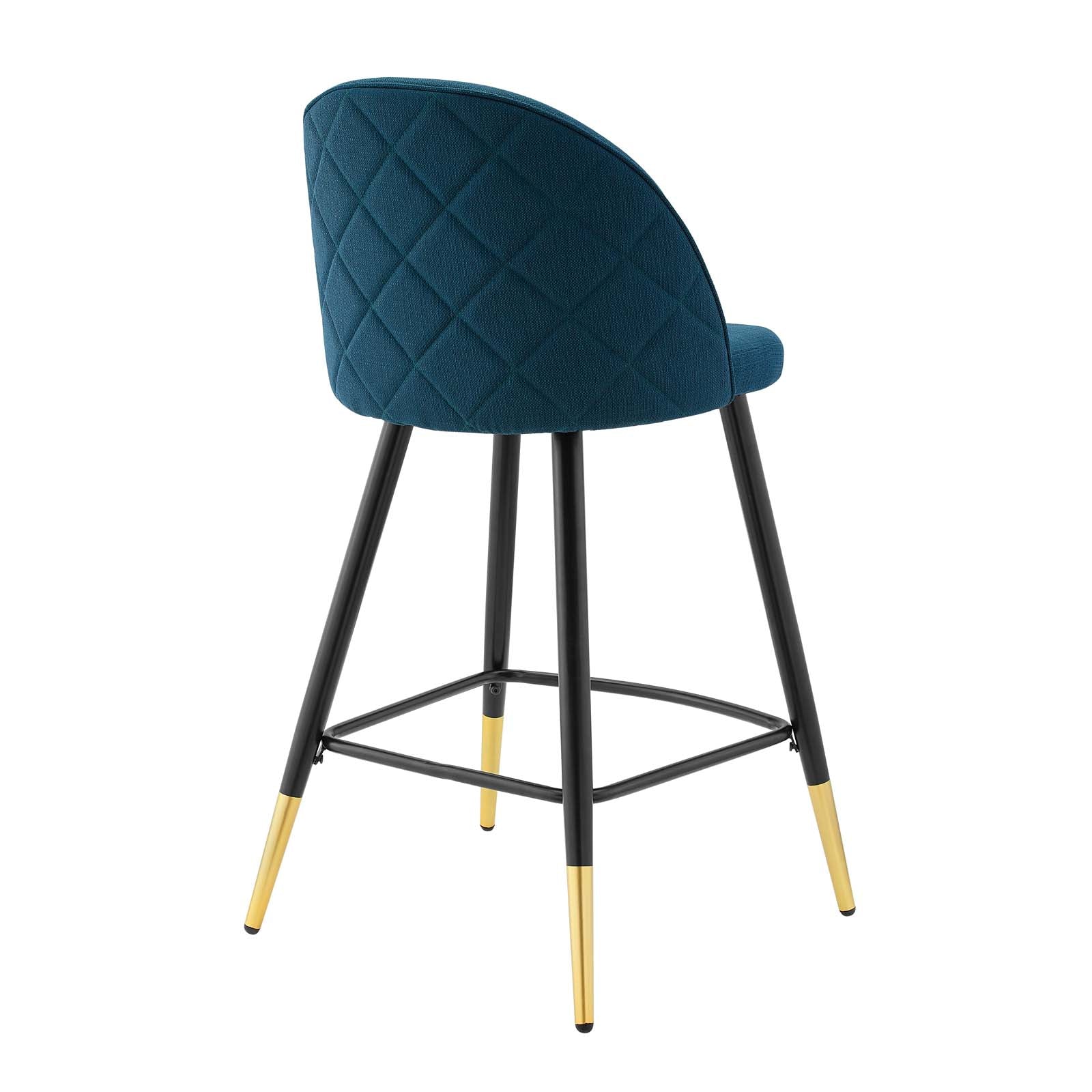 Cordial Fabric Counter Stools Set of 2 by Modway