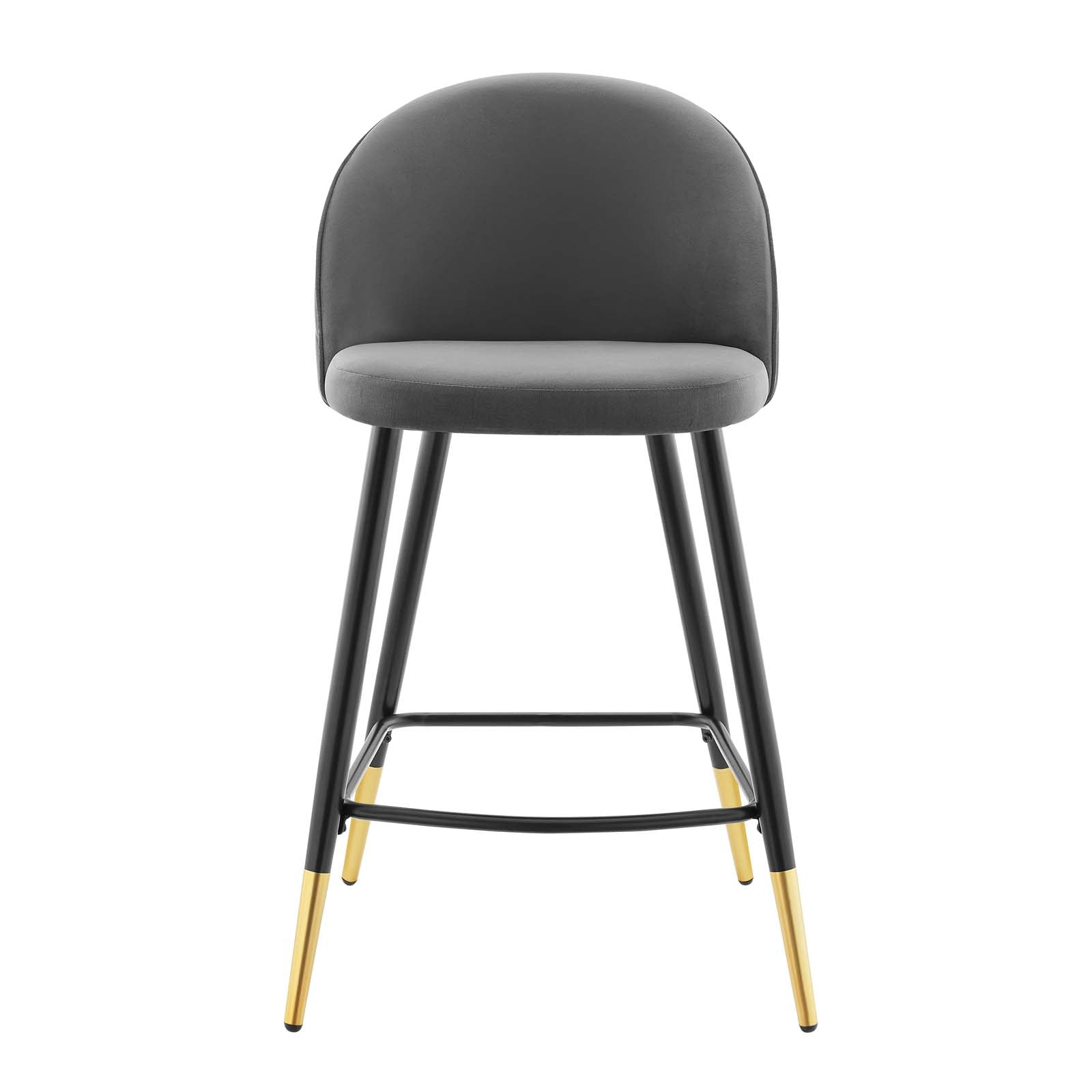 Cordial Performance Velvet Counter Stools Set of 2 by Modway