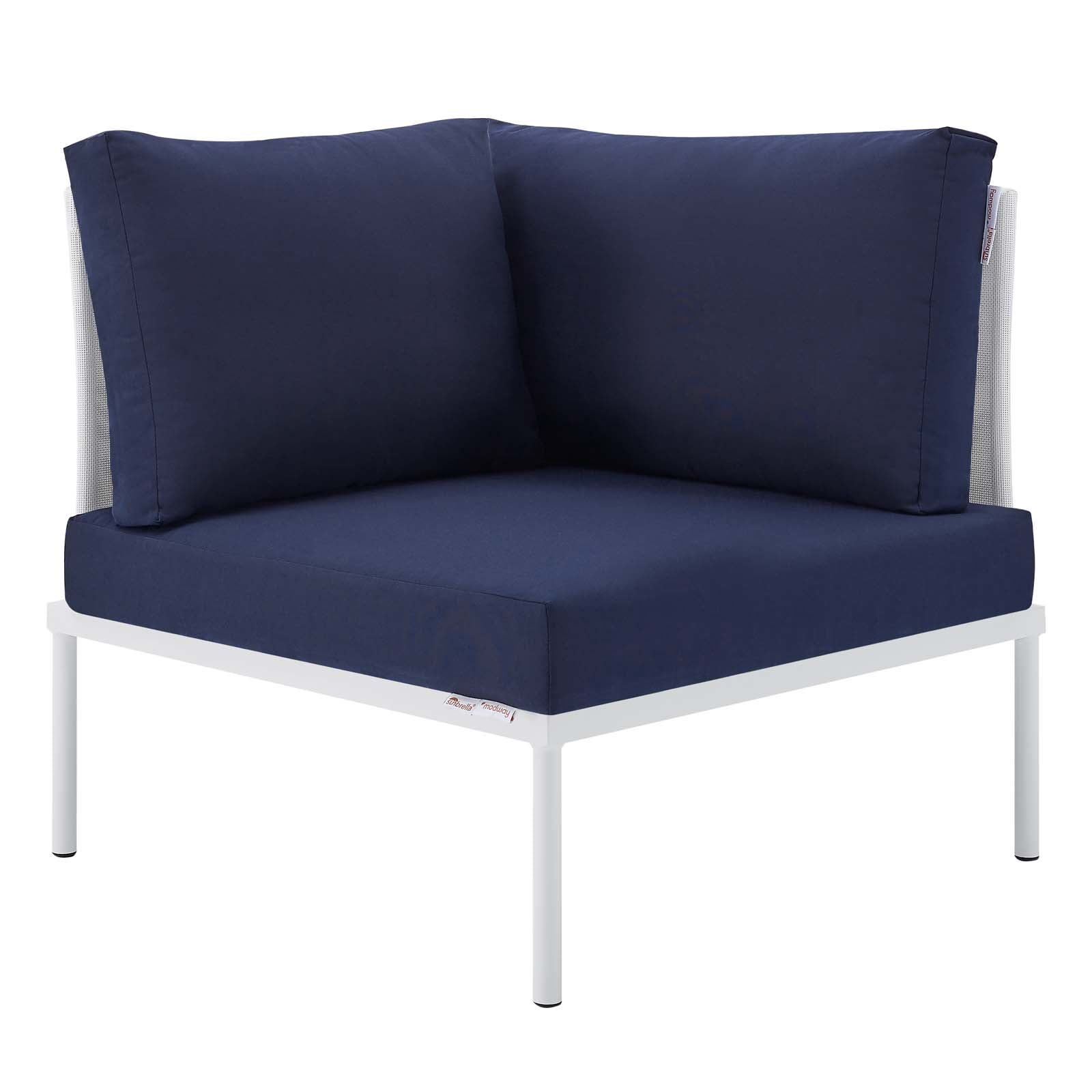 Harmony Sunbrella¨ Outdoor Patio All Mesh Corner Chair by Modway