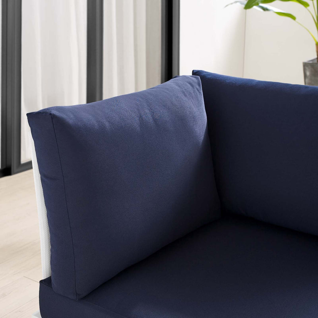 Harmony Sunbrella¨ Outdoor Patio All Mesh Corner Chair by Modway