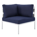 Harmony Sunbrella¨ Outdoor Patio Aluminum Corner Chair by Modway