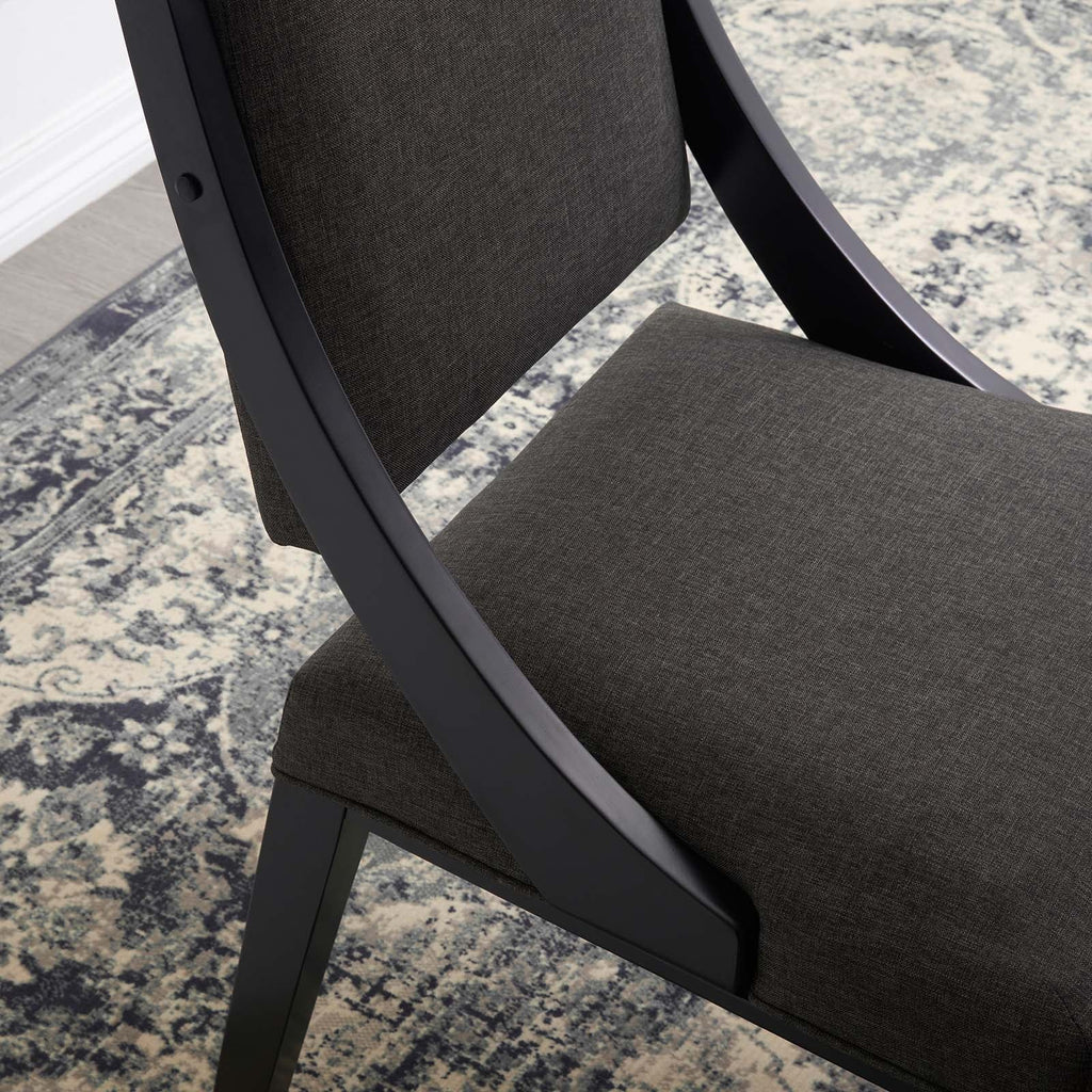 Cambridge Upholstered Fabric Dining Chairs Set of 2 by Modway