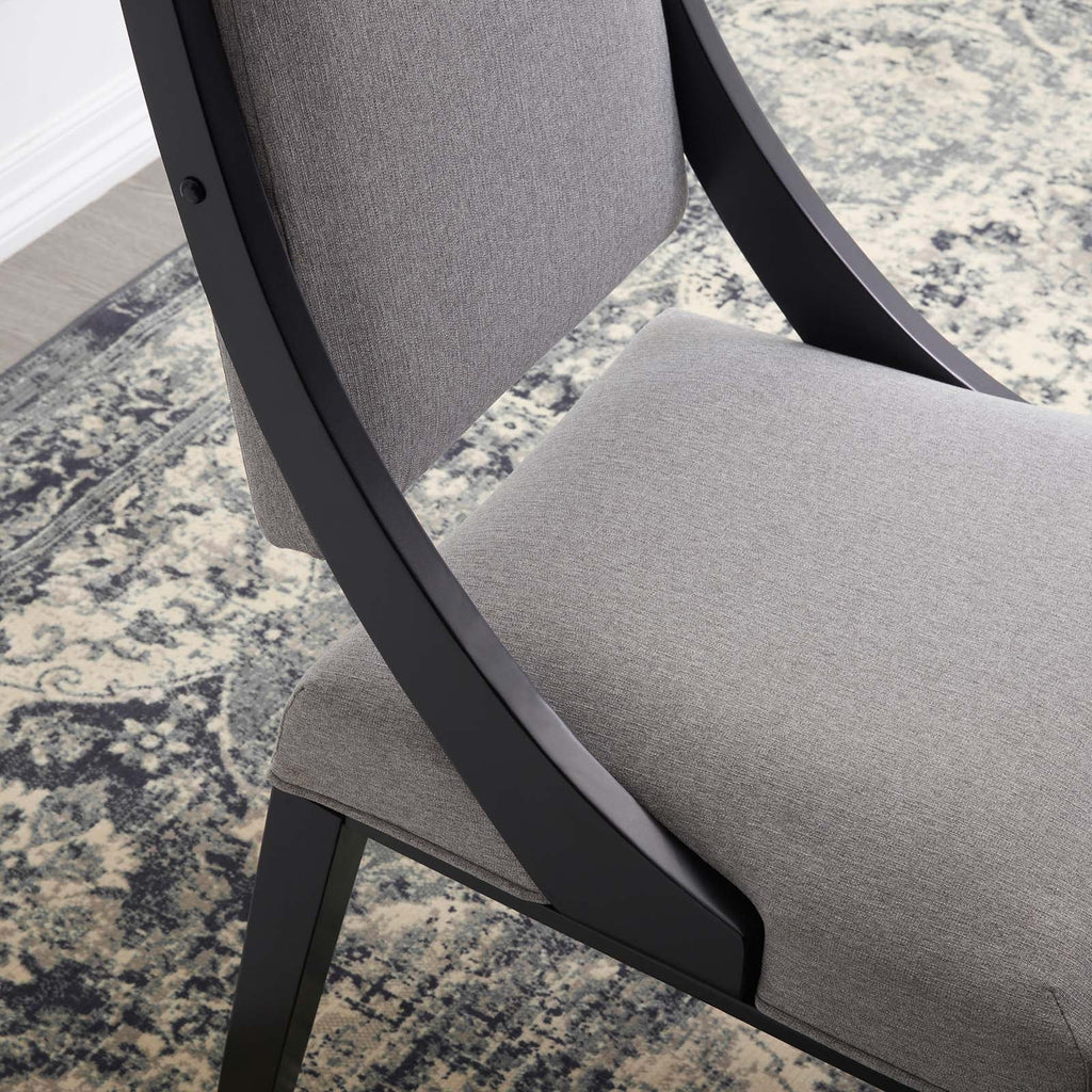 Cambridge Upholstered Fabric Dining Chairs Set of 2 by Modway
